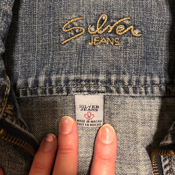 👐🏼SILVER JEANS Jean Jacket ☕️💅🏻 - Picture 5 of 7